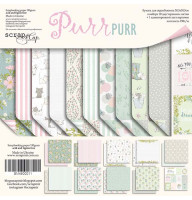 Набір двостороннього паперу 30х30см від Scrapmir Pur Pur 11шт