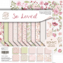 Набір двостороннього паперу 20х20см від Scrapmir So Loved 11шт