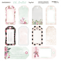 Лист двостороннього паперу 20х20см Tag-Pad від Scrapmir Oh, Ballet 1шт