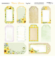 Лист двостороннього паперу 20х20см Tag-Pad від Scrapmir Mice's Stories 1шт