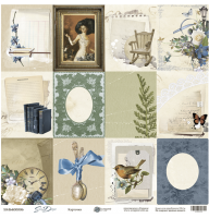 Лист одностороннього паперу 30x30 від Scrapmir з колекції Some days 1шт.