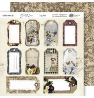 Лист двостороннього паперу 20х20см Tag-Pad від Scrapmir Some days 1шт