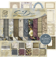 Набір двостороннього паперу 20х20см від Scrapmir Some days 10шт