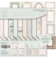 Набір двостороннього паперу 30х30см від Scrapmir La Creme 10шт
