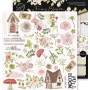Набір двостороннього паперу 30х30см від Scrapmir Fairy Blossom 10шт
